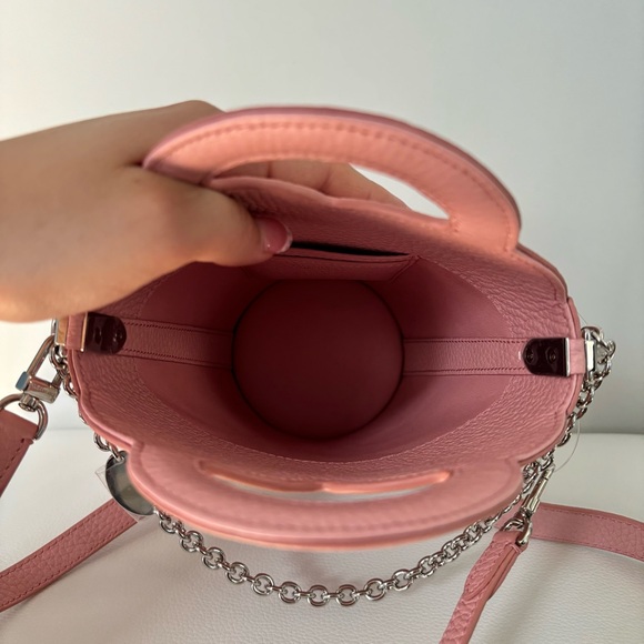 NWOT Tiffany & Co. Rose Pink Heart-Shaped Crossbody Bag - Picture 6 of 14